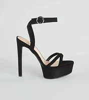 Draw Attention Platform Stiletto Heels