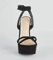 Draw Attention Platform Stiletto Heels