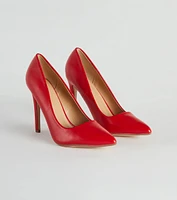 Chic Strides Pointed Stiletto Pumps