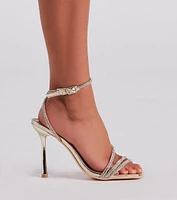 Bring On The Glitz Rhinestone Stiletto Heels