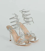 Butterfly Kiss Metallic Stiletto Heels