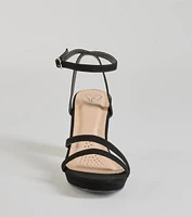 Stylish Slay Strappy Platform Block Heels