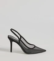 Make Your Mark Slingback Stiletto Heels