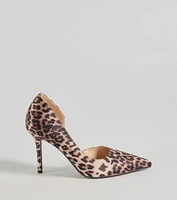 Roaring Glam Leopard Print Stiletto Pumps