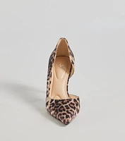 Roaring Glam Leopard Print Stiletto Pumps