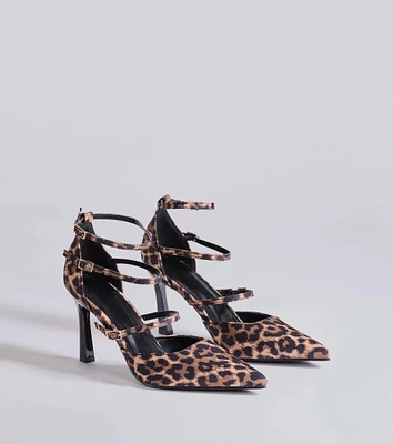 Wildly Fierce Leopard Stiletto Pumps