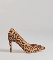 Spotted Chic Leopard Print Stiletto Pumps