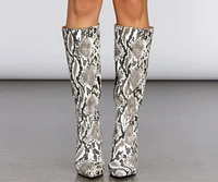 Slither Style Stiletto Boots