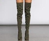 A Posh Vibe Thigh high Stiletto Boots