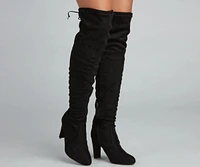 Long Story Short Faux Suede Boots