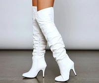 Walk It Out Scunched Over-The-Knee Boots