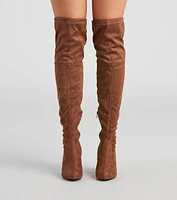 Smooth Like Me Over The Knee Boots