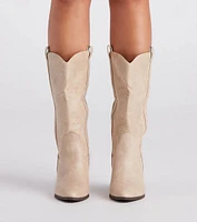 Country-Chic Cowboy Boots