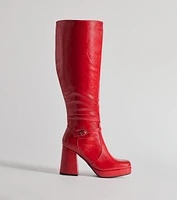 Made To Strut Faux Leather Under-The-Knee Boots