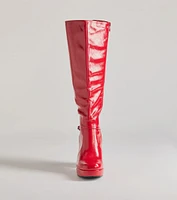 Made To Strut Faux Leather Under-The-Knee Boots