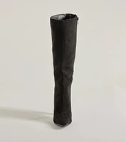 Chic Element Faux Suede Under-The-Knee Boots