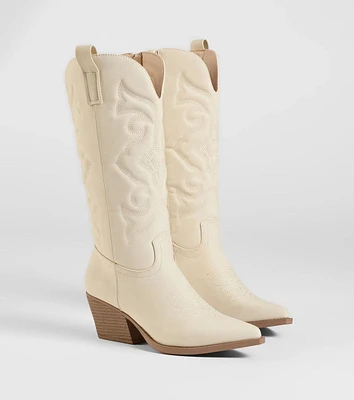 Country Daze Under-The-Knee Cowboy Boots