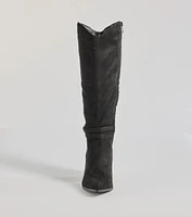 Fab Slay Buckle Strap Under-The-Knee Boots