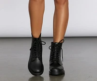 Step Up Combat Rain Boots