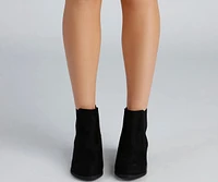 Chic Essential Low Heel Booties