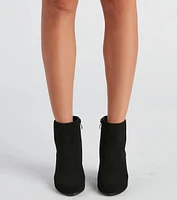 Girl Love Block Heel Booties