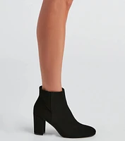 Girl Love Block Heel Booties