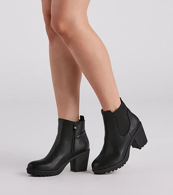 Ultimate Trendsetter Lug Sole Booties