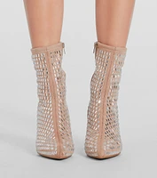 All That Bling Rhinestone Stiletto Booties