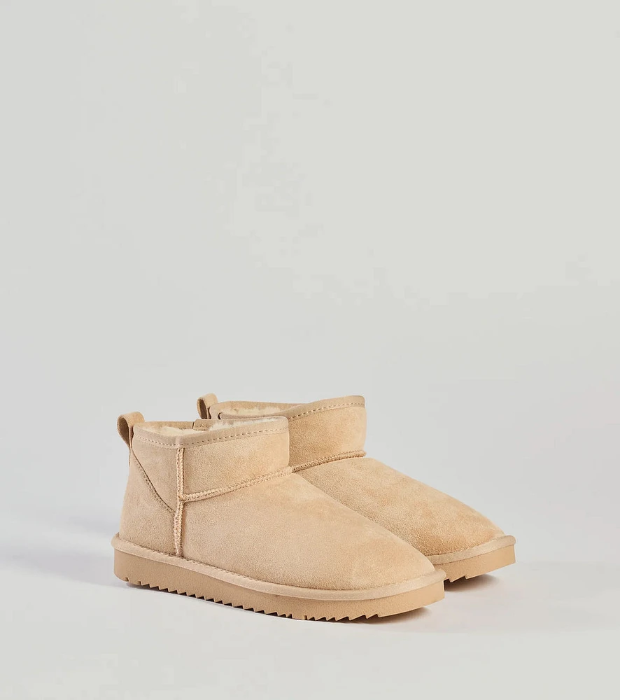 Cozy Staple Faux Fur Ankle Booties