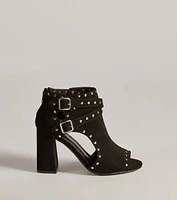 Daring Details Studded Ankle Booties