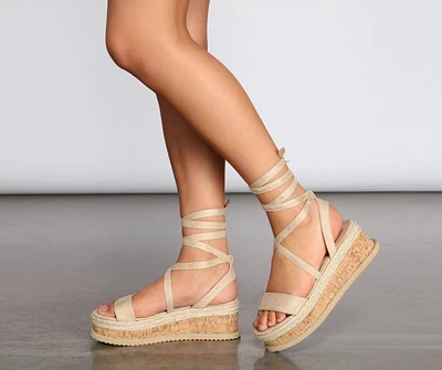 Layin' Low Platform Espadrille Sandals