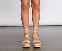 Layin' Low Platform Espadrille Sandals