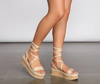 Layin' Low Platform Espadrille Sandals