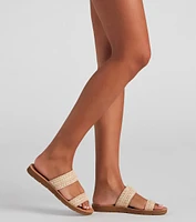 Summer Lovin' Basket Weave Sandals