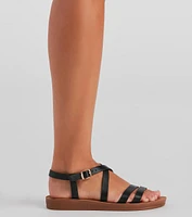 Comfort Level Strappy Sandals