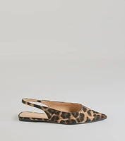 Untamed Chic Leopard Print Pointy Flats