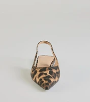 Untamed Chic Leopard Print Pointy Flats