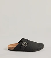 Casual Trend Faux Suede Slip-On Clogs