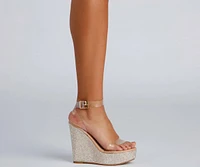 Sparks Fly Rhinestone Wedges