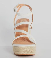 Summertime Chic Strappy Espadrille Wedges