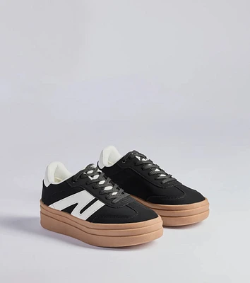 Instant Fave Faux Suede Platform Sneakers