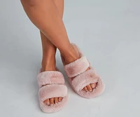 Cozy Does It Faux Fur Slippers