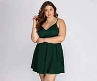 Plus Lace Appeal Skater Dress