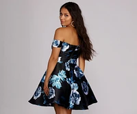 Ember Satin Party Dress