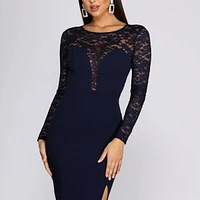 Lissi Formal Lace And Sequin Dress