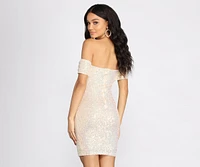 Hot Glam Sequin Mini Dress