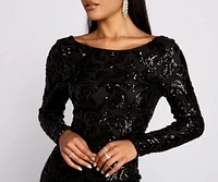 Kimmy Formal Sequin Mini Dress