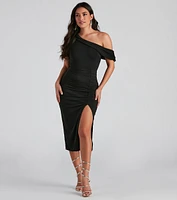 Mayva Formal Sleek Midi Dress