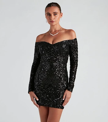 Maddie Off-The-Shoulder Party Dress