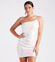 Primrose Sequin Pattern Party Dress